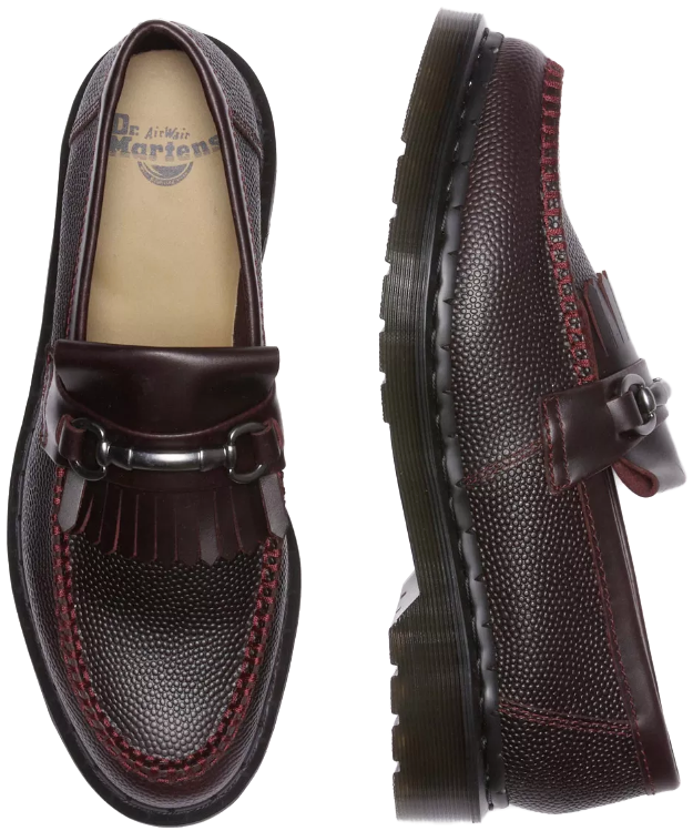 Dr. Martens Adrian Snaffle Oxblood Atlas Pebble Grain leather Baggins Shoes