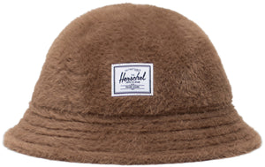 Herschel Henderson Bucket Hat Faux Mohair Faun