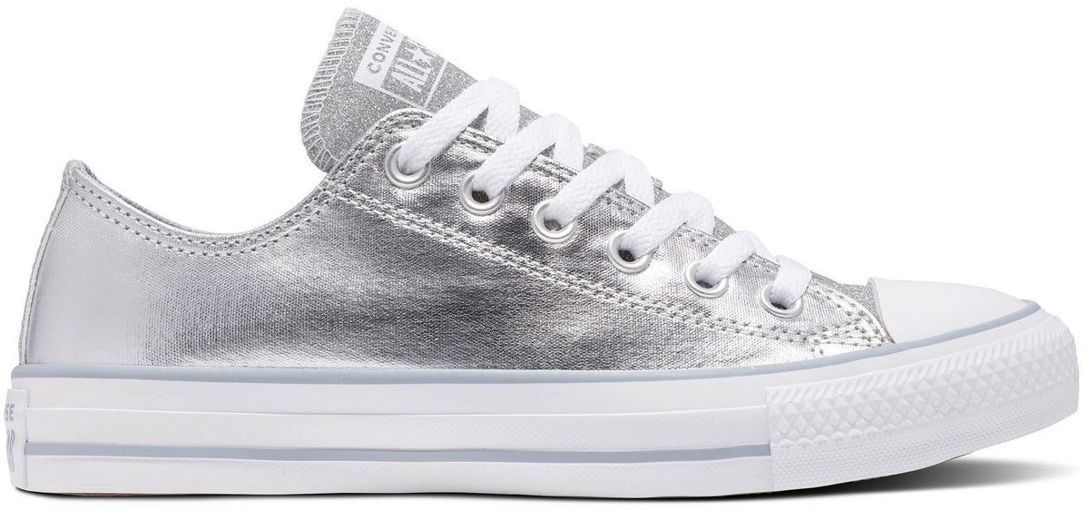 Silver converse sale for women