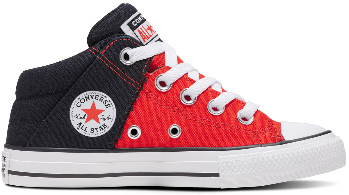 Converse Kids Chuck Taylor All Star Axel Mid Fever Dream Black White Baggins Shoes