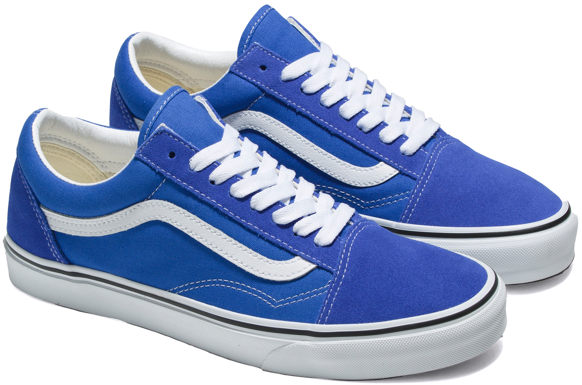 Blue shoes vans hot sale