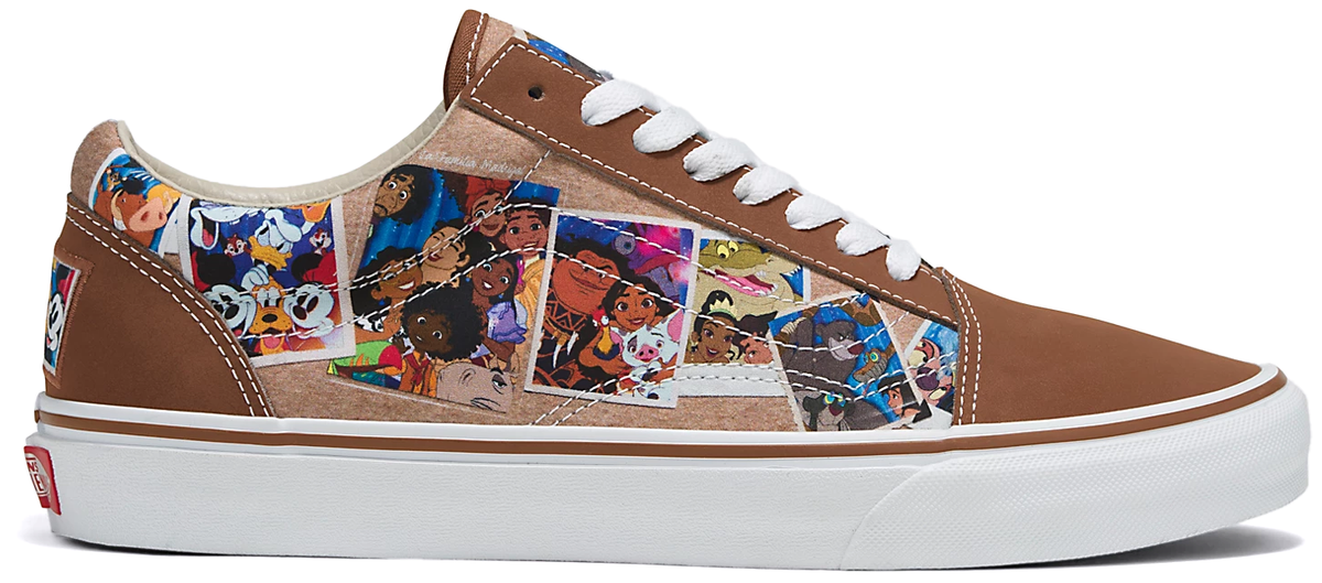 Vans Old Skool Disney 100 Scrapbook Multi Baggins Shoes