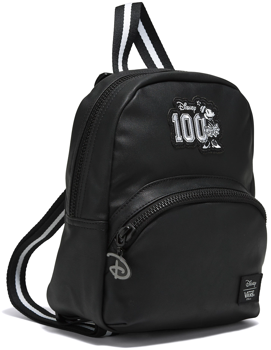 journeys vans mini backpack Vans Disney 100 Minnie Mini Backpack Black – Baggins Shoes
