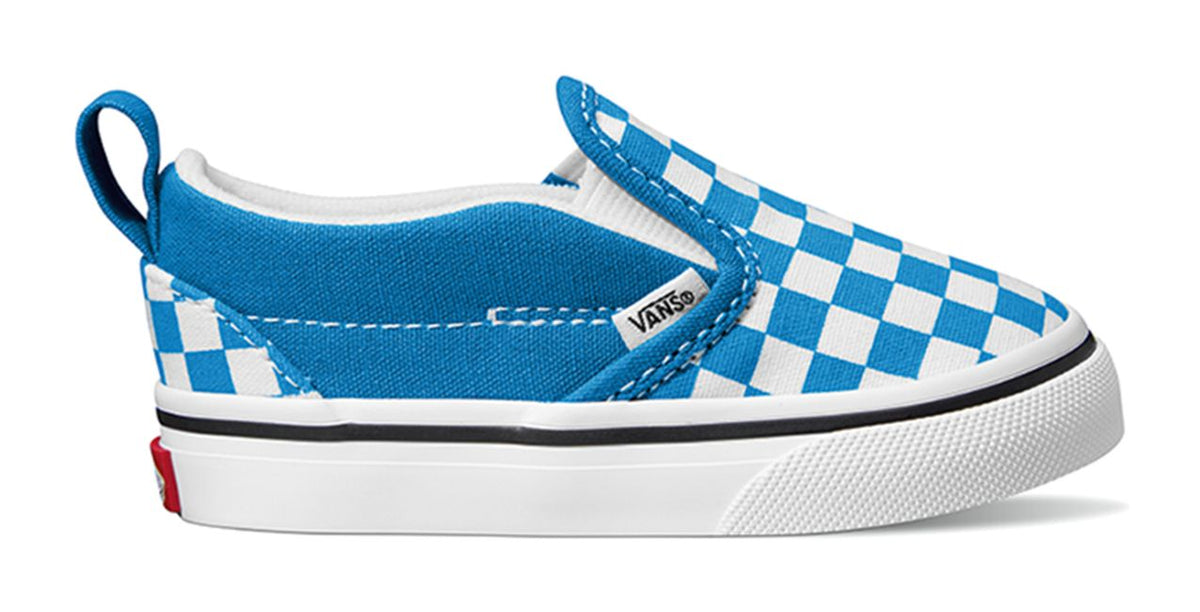 Vans Toddler Classic Slip On V Brilliant Blue Baggins Shoes