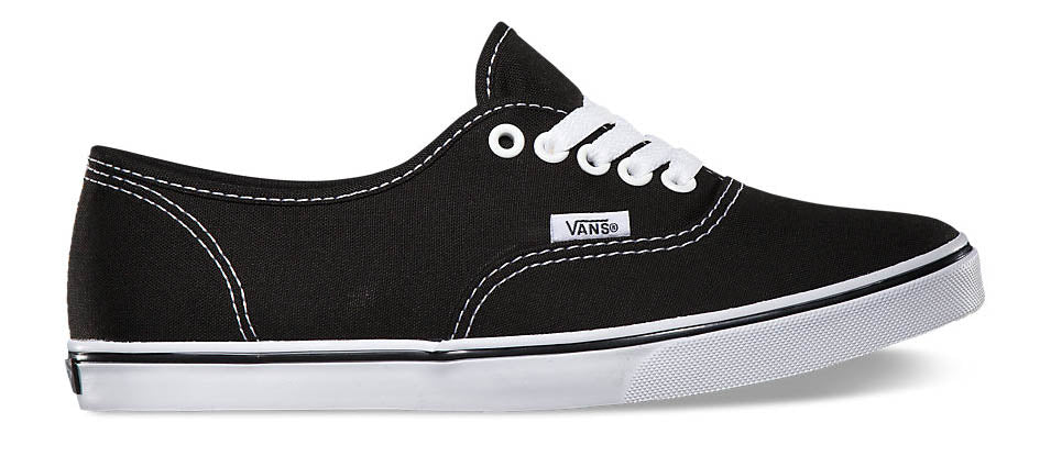 Vans Authentic LowPro Black/White – Baggins Shoes