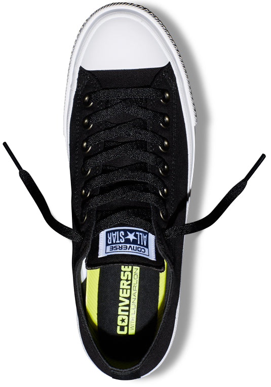 Converse Taylor II Low Black/White/Navy – Baggins Shoes