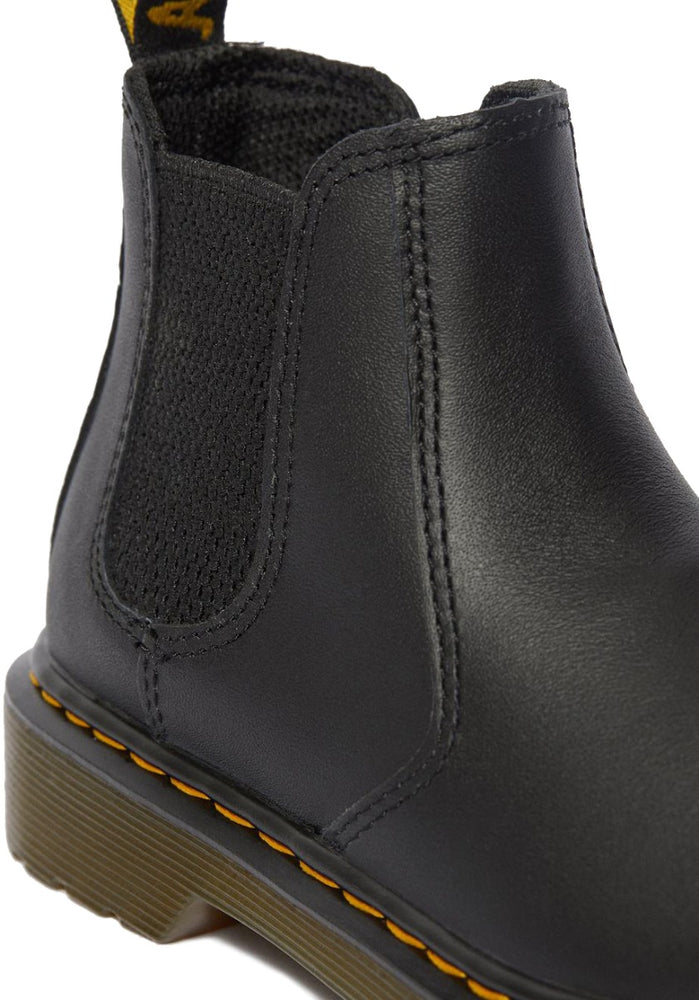 Dr. Martens Youth 2976 Smooth Leather Chelsea Hi Top Black