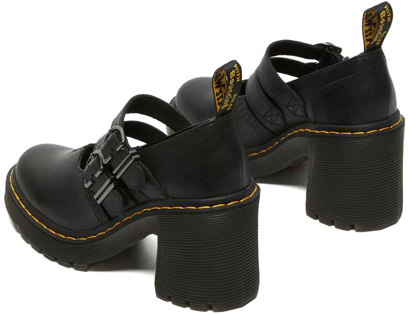 Dr. Martens Eviee Sendal Leather Heeled Mary Jane