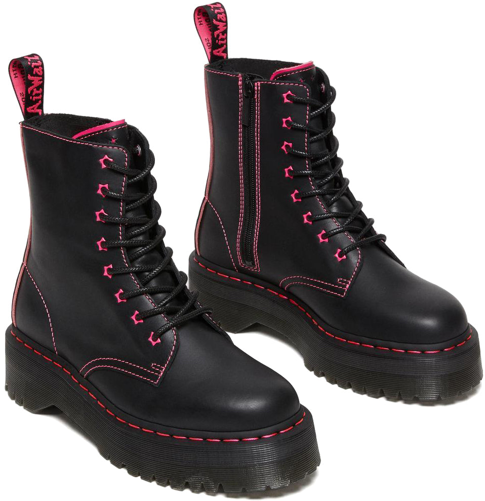 Dr Martens Jadon II Star Black Clash Pink Sendal – Baggins Shoes