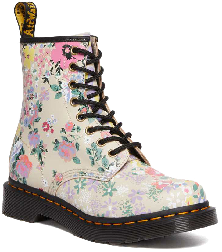 Dr. Martens Womens 1460 Pascal Floral Mash Up Backhand – Baggins Shoes