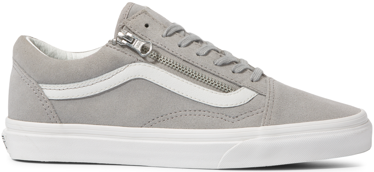 Grey suede slip on vans shop