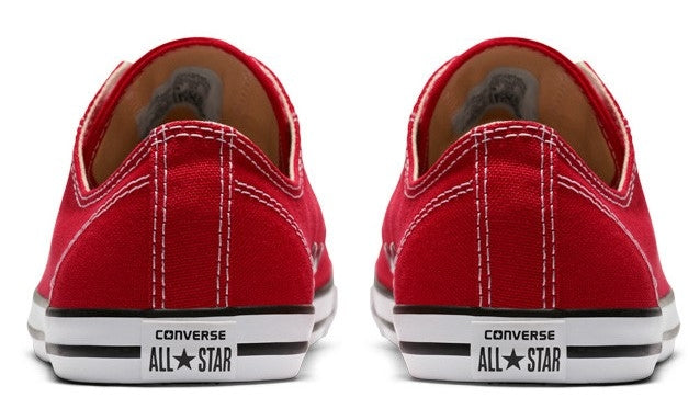 Converse Women's Chuck Taylor Dainty Low Top Red