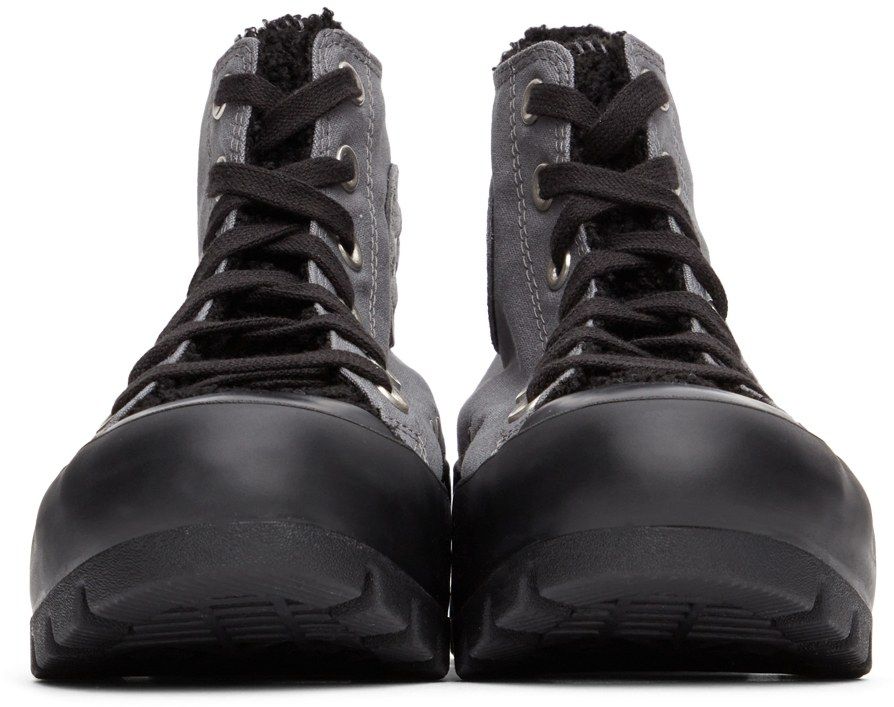 Converse Women's All Star Lugged Hi Top Mason Grey/ Black – Baggins Shoes