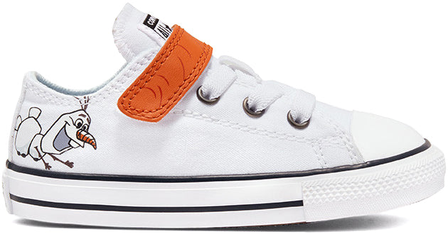 Converse Toddler Chuck Taylor All Star Low Top Frozen Olaf White