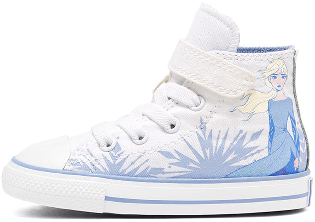 Converse Toddler Chuck Taylor All Star Hi Top Frozen Elsa White/Blue