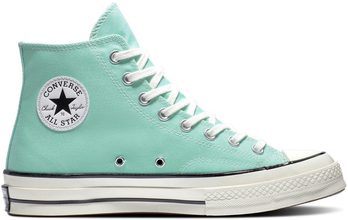 Mint green high hot sale top converse