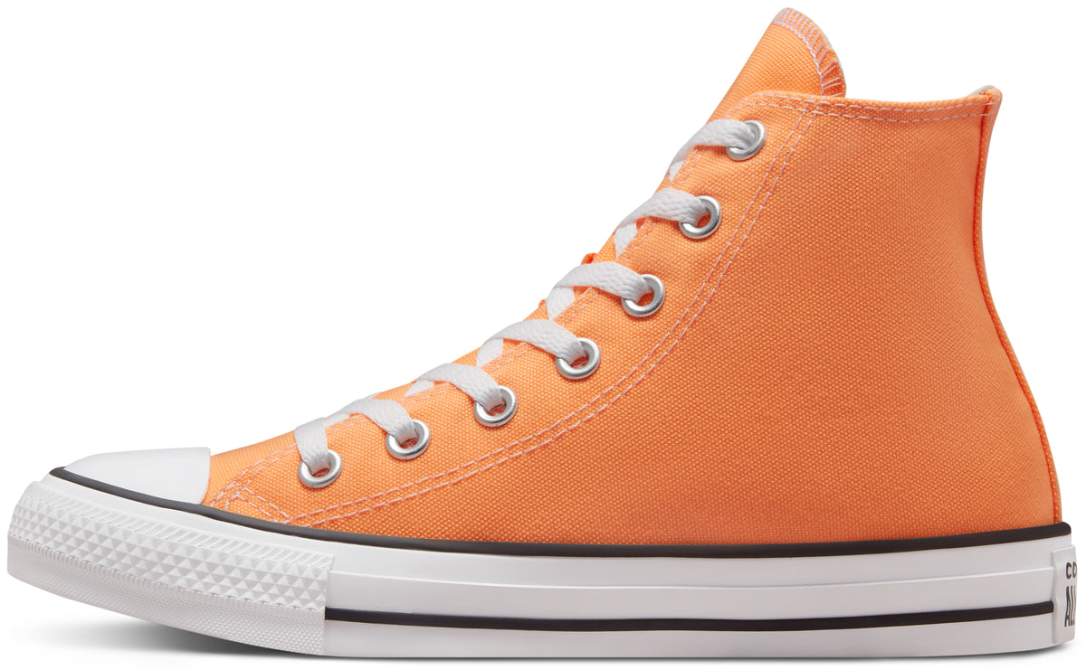 Peach high hot sale top converse