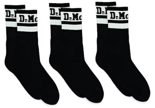Dr Martens Atheletic Logo Sock Black (3 Pack)