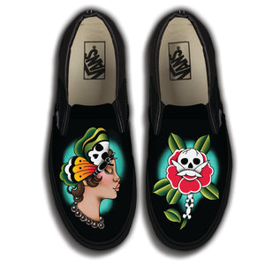 Baggins Original Classic Slip-On Tattoo Zoo Mother Shelly Flash