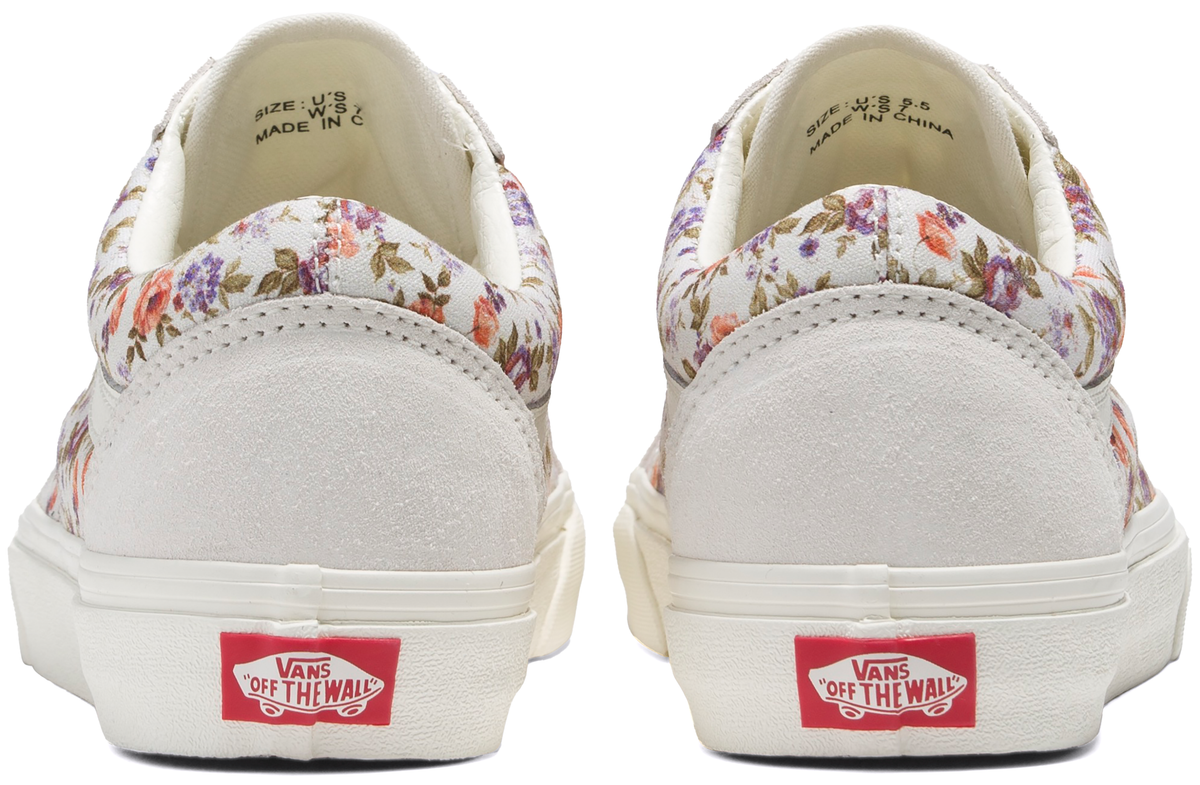 Vans Old Skool Vintage Floral Marshmallow – Baggins Shoes