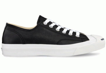 Converse Jack Purcell Low Top Leather Black/ White