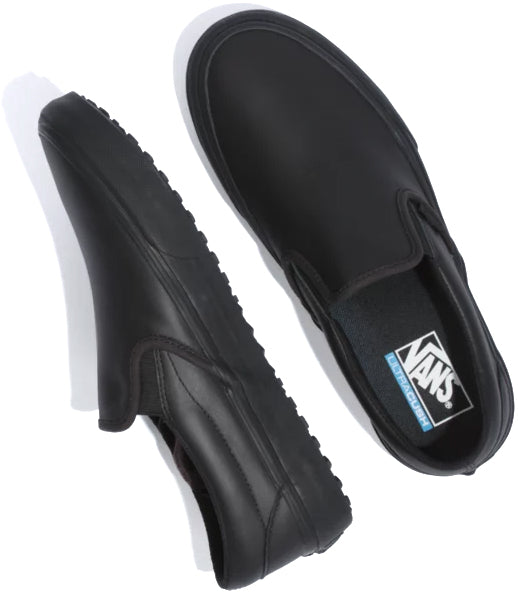 Vans Classic Slip on Made for Makers 2.0 Leather Black Black