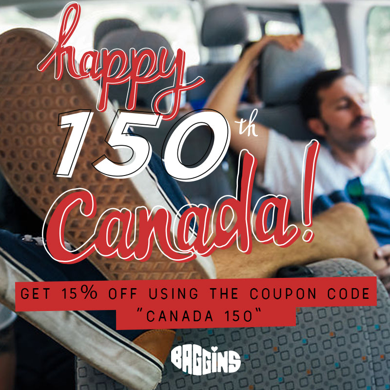 CELEBRATE CANADA'S 150TH WITH BAGGINS!