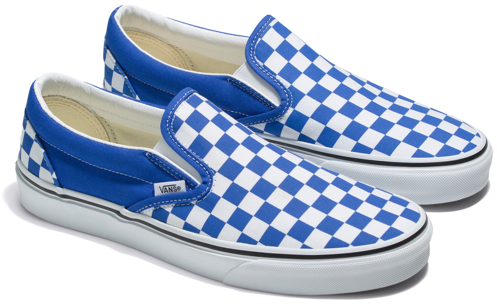 Vans Classic Slip-On Checkerboard Tri-Tone Dazzling Blue