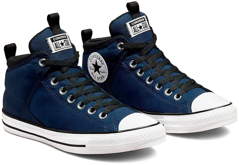 
            
                Load image into Gallery viewer, Converse Chuck Taylor All Star Hi Street Hi Top Obsidian/Midnight Navy
            
        