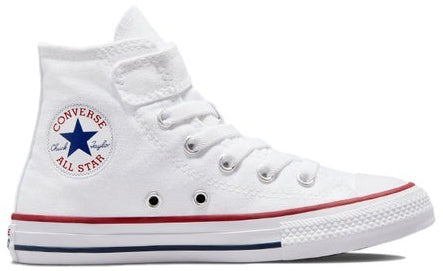 Converse Kids Chuck Taylor All Star 1V Hi Top Easy-on White