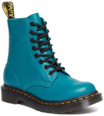 Dr. Martens Womens 1460 Pascal Teal Green Virginia