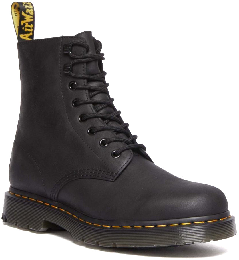 Dr. Martens 1460 Pascal Winter-grip Outlaw Leather Black WP