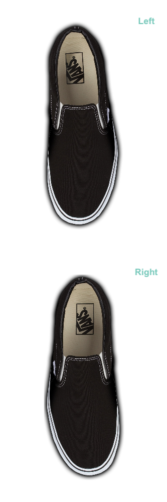 Customizable Slip-On - Black (Customized)