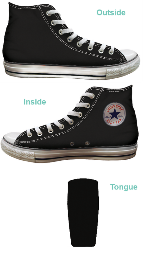 Customizable Hi-Top - Black (Customized)
