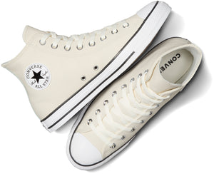 Converse Chuck Taylor All Star Hi Top Leather Egret/ Vintage White
