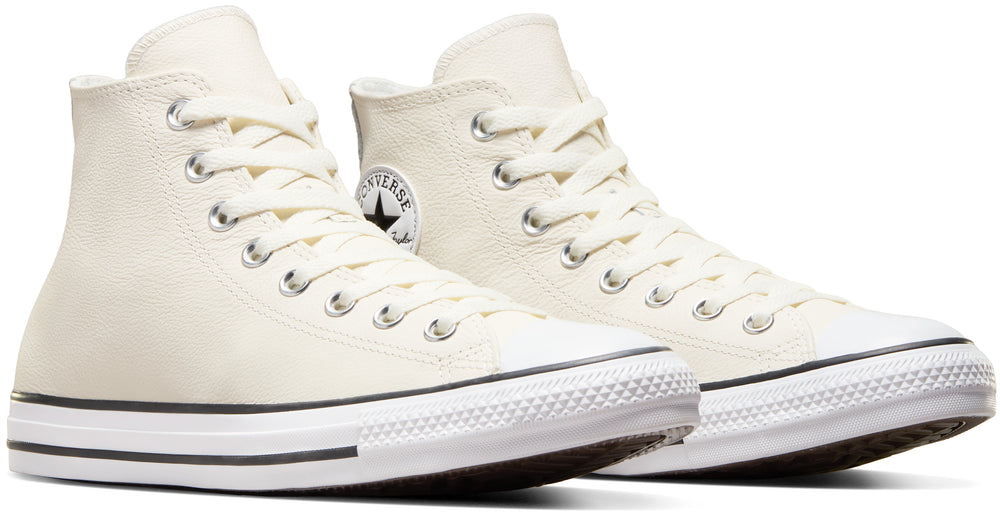 Converse Chuck Taylor All Star Hi Top Leather Egret/ Vintage White