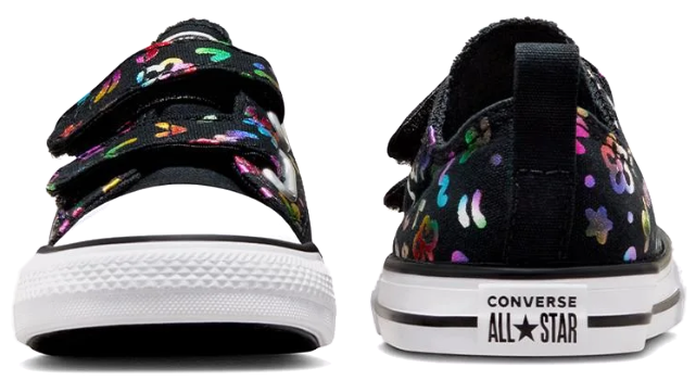 Converse Toddler Chuck Taylor All Star 2V Low Top Doodles Black/White/Black