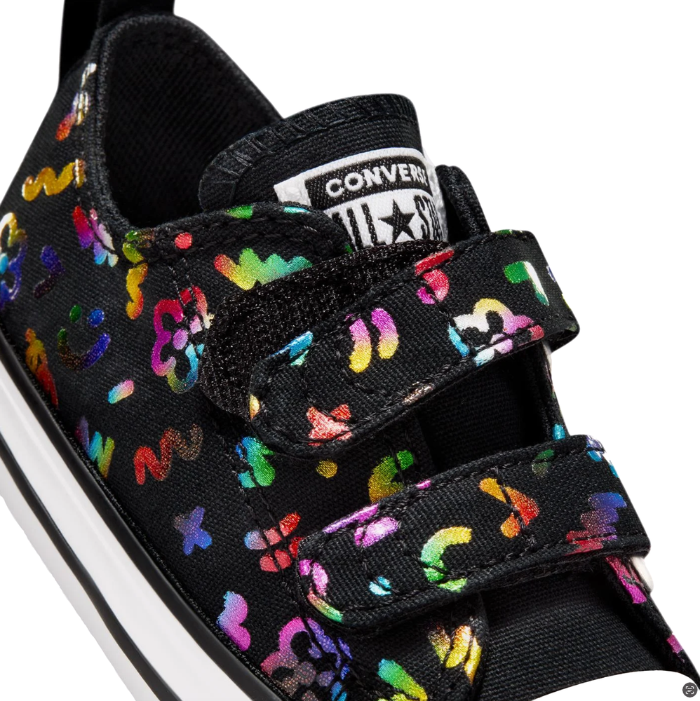 Converse Toddler Chuck Taylor All Star 2V Low Top Doodles Black/White/Black