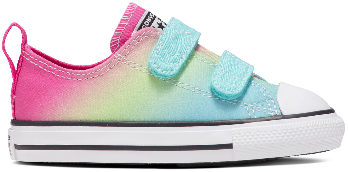 Converse Toddler Chuck Taylor All Star 2V Low Top Easy-On Bright Ombre ...