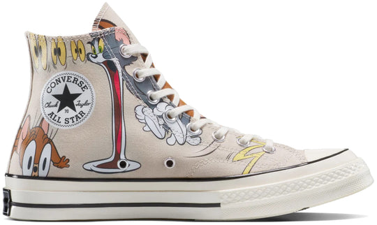 Converse Chuck Taylor All Star 1970s Hi Top Tom and Jerry Grey/Egret/Black