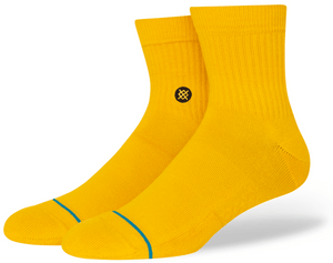 Stance Socks Unisex Icon Quarter Yellow