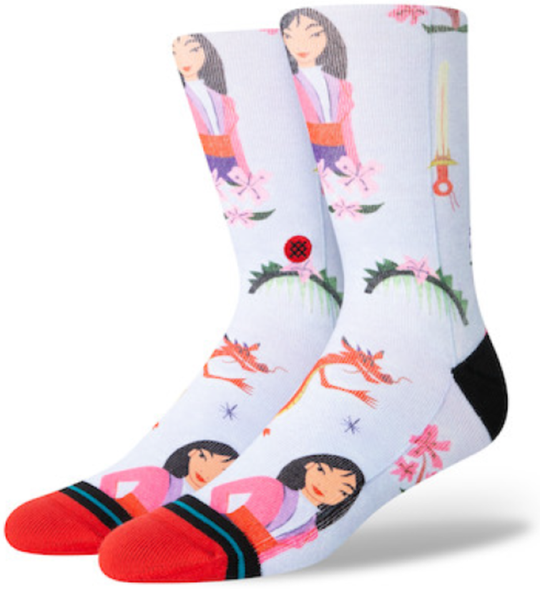 Stance Socks Unisex Disney Mulan By Estee Red