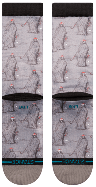 Stance Socks Unisex Happy Holideath Crew Grey