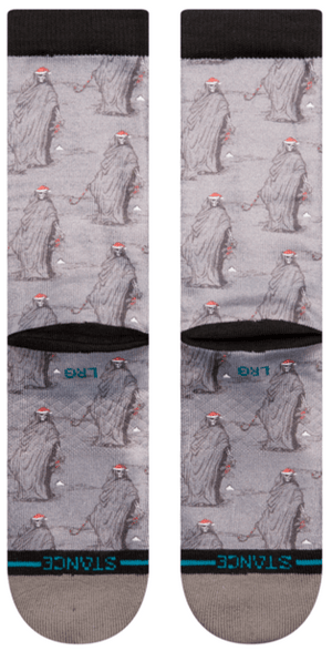 
            
                Load image into Gallery viewer, Stance Socks Unisex Happy Holideath Crew Grey
            
        