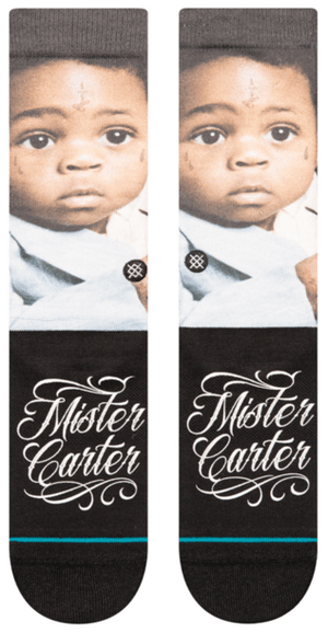 Stance Socks Unisex Li'l Wayne Mister Carter Crew Black