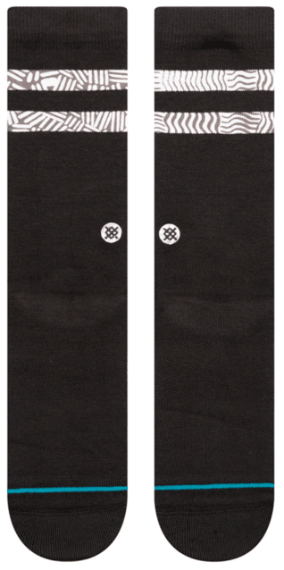 Stance Socks Unisex Scratched Crew Black