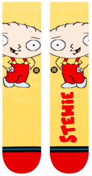 Stance Socks Unisex Family Guy Stewie Crew Yellow