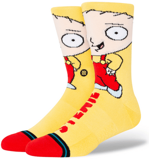 Stance Socks Unisex Family Guy Stewie Crew Yellow