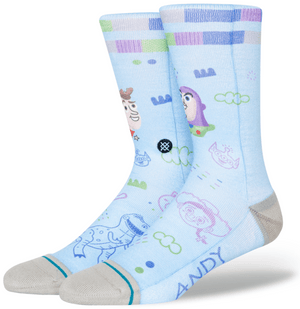 
            
                Load image into Gallery viewer, Stance Socks Unisex Disney Toy Story Crew Blue
            
        