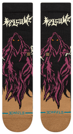 Stance Socks Unisex Welcome Skelly Black